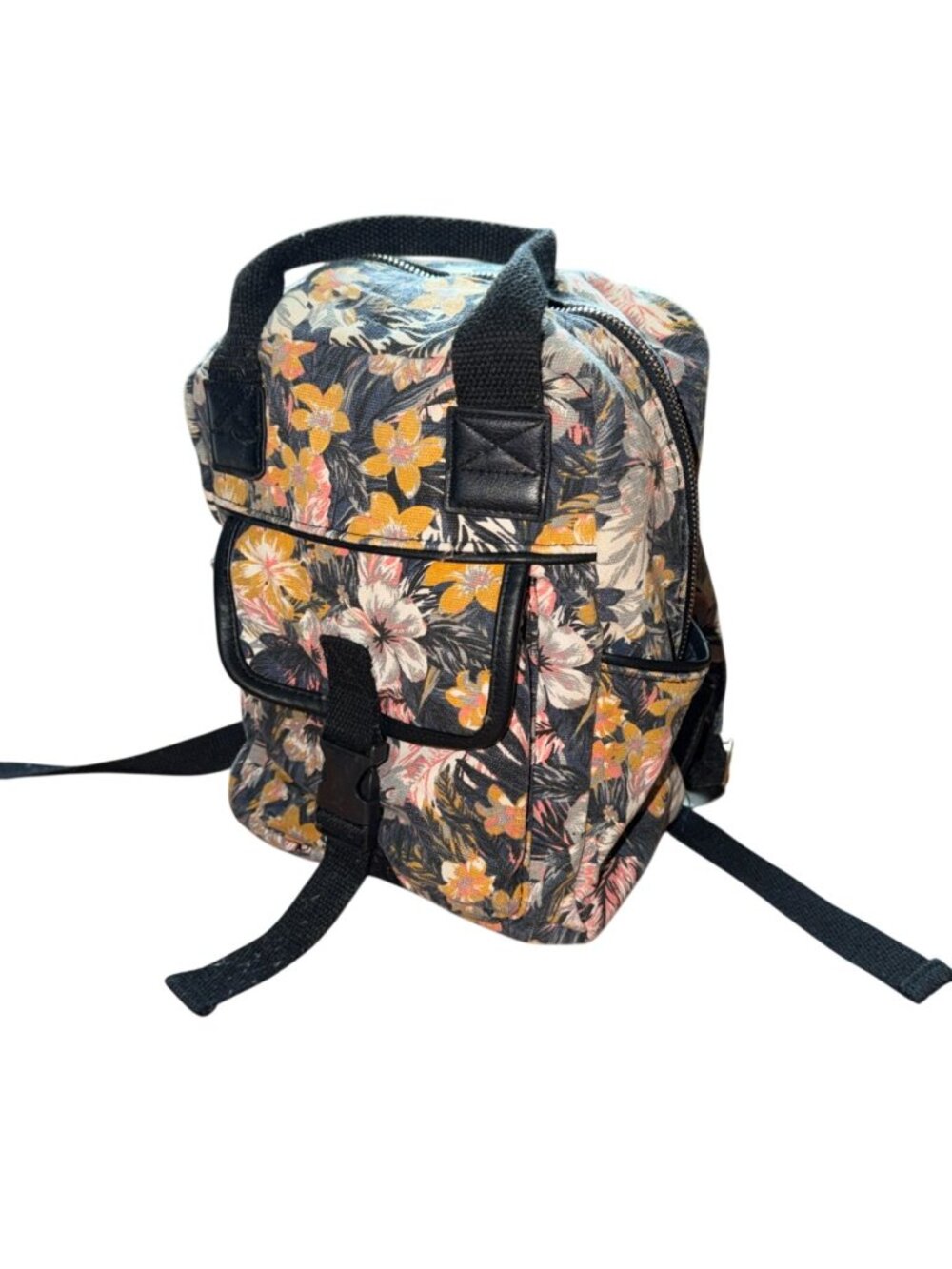 Wild Fable Tropical Floral Mini Backpack W/ Adjustable Straps